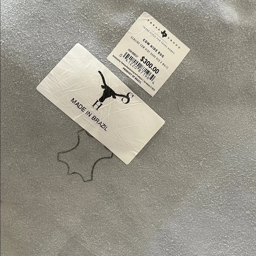 Texas Proud Cowhide Area Rug - Brown & White - Picture 6 of 8